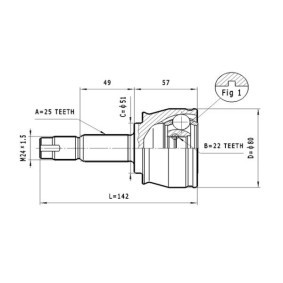 Acquista Kit giunti semiasse da STATIM C.155 a buon mercato per soli 23,54 €