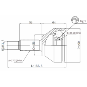 Achetez des Jeu de joints, arbre de transmission STATIM C.193 à prix pour 16,94 €