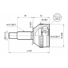 Achetez des Jeu de joints, arbre de transmission STATIM C.207 à prix pour 20,32 €