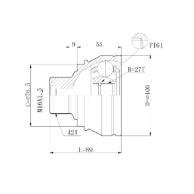 Acquista Kit giunti semiasse da STATIM C.284 a buon mercato per soli 24,26 €