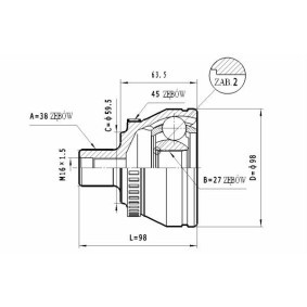Acquista Kit giunti semiasse da STATIM C.296 a buon mercato per soli 23,44 €