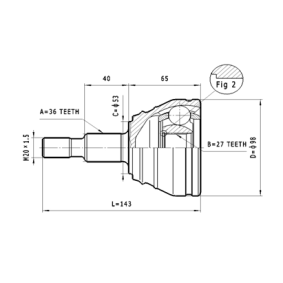 Achetez des Jeu de joints, arbre de transmission STATIM C.310 à prix pour 25,43 €