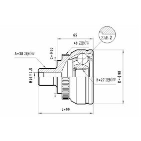 Achetez des Jeu de joints, arbre de transmission STATIM C.312 à prix pour 24,97 €