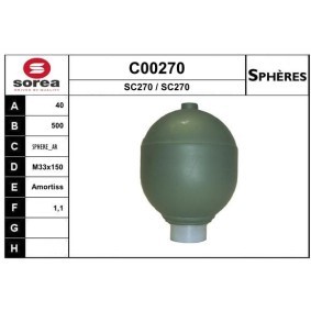 Druckspeicher, Federung / Dämpfung von SNRA günstig für 25,15 €