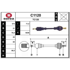 Comprar Árbol de transmisión de SNRA C1120 a bajo precio de 79,14 €