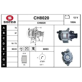 Køb Generator af SNRA CH8020 til den lave pris 3202,89 DKK