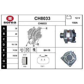 Køb Generator af SNRA CH8033 til den lave pris 3126,74 DKK