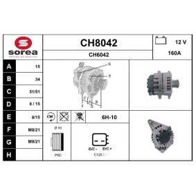 Køb Generator af SNRA CH8042 til den lave pris 3126,86 DKK