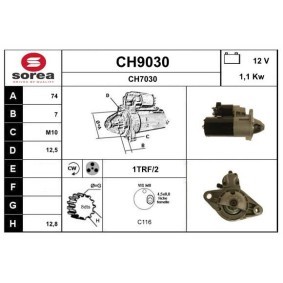 Köp Startmotor av SNRA CH9030 till det låga priset 1239,73 kr