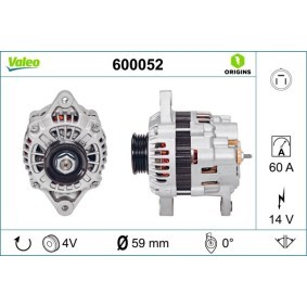 Lichtmaschine 600052 von VALEO günstig für 851,74 € online kaufen