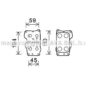 Acquista Radiatore olio motore da PRASCO CN3307 a buon mercato per soli 55,78 €