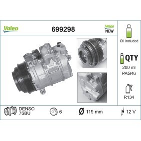 Acquista Compressore aria condizionata da VALEO 699298 a buon mercato per soli 233,34 €