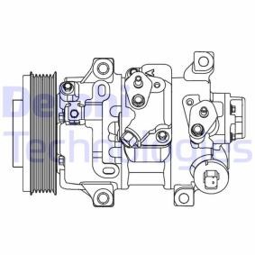 Köp AC-kompressor av DELPHI CS20478 till det låga priset 3488,31 kr