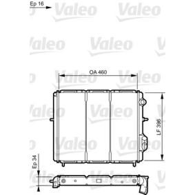 Achetez des Radiateur du moteur VALEO 730183 à prix pour 75,79 €