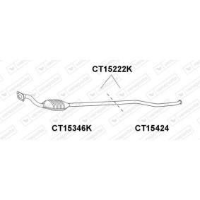 Reparaturrohr, Katalysator CT15424