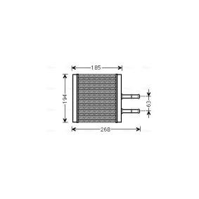 Achetez des Radiateur de chauffage AVA COOLING SYSTEMS CTA6042 à prix pour 71,65 €