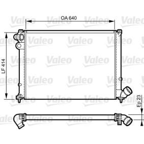 Achetez des Radiateur du moteur VALEO 731574 à prix pour 142,83 €