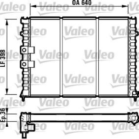 Achetez des Radiateur du moteur VALEO 731586 à prix pour 147,52 €