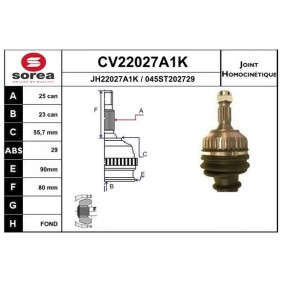 Acquista Kit giunti semiasse da EAI CV22027A1K a buon mercato per soli 60,06 €