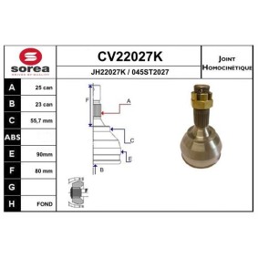 Acquista Kit giunti semiasse da EAI CV22027K a buon mercato per soli 53,07 €