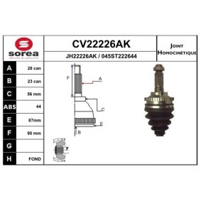 Acquista Kit giunti semiasse da EAI CV22226AK a buon mercato per soli 55,70 €