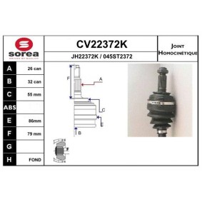 Acquista Kit giunti semiasse da EAI CV22372K a buon mercato per soli 50,28 €