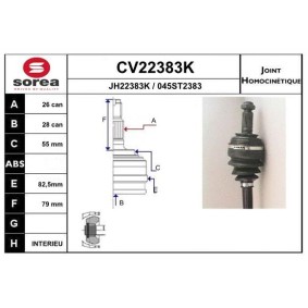 Acquista Kit giunti semiasse da EAI CV22383K a buon mercato per soli 50,93 €
