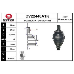 Acquista Kit giunti semiasse da EAI CV22440A1K a buon mercato per soli 53,41 €