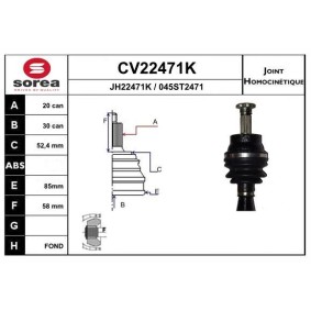 Acquista Kit giunti semiasse da EAI CV22471K a buon mercato per soli 46,29 €