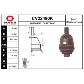 Acquista Kit giunti semiasse da EAI CV22490K a buon mercato per soli 50,54 €
