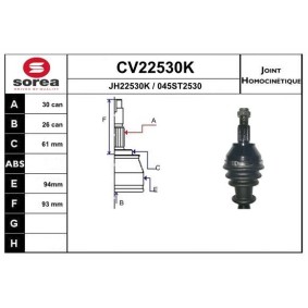 Acquista Kit giunti semiasse da EAI CV22530K a buon mercato per soli 59,92 €