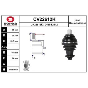 Acquista Kit giunti semiasse da EAI CV22612K a buon mercato per soli 63,74 €