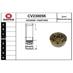 Gelenksatz, Antriebswelle CV23005K