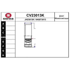 Acquista Kit giunti semiasse da EAI CV23013K a buon mercato per soli 55,01 €