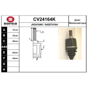 Acquista Kit giunti semiasse da EAI CV24164K a buon mercato per soli 112,96 €