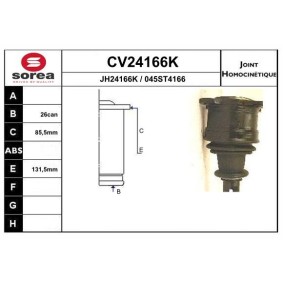 Acquista Kit giunti semiasse da EAI CV24166K a buon mercato per soli 107,82 €