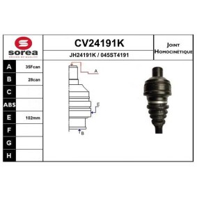 Acquista Kit giunti semiasse da EAI CV24191K a buon mercato per soli 67,05 €
