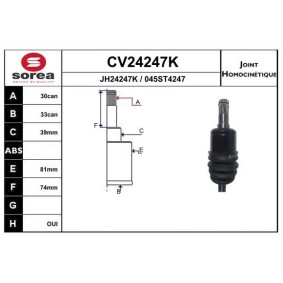 Acquista Kit giunti semiasse da EAI CV24247K a buon mercato per soli 112,96 €