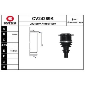 Compre Jogo de apoios, veio de transmissão da EAI CV24269K a um preço baixo por 109,71 €