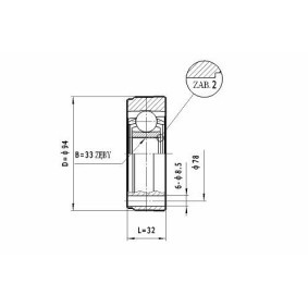 Achetez des Jeu de joints, arbre de transmission STATIM CW.048 à prix pour 37,37 €
