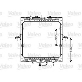 Kjøp Radiator, motorkjøling av VALEO 732554 til den lave prisen 36851,76 NOK