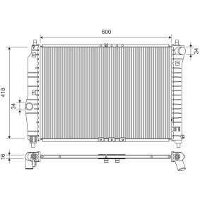 Achetez des Radiateur du moteur VALEO 735158 à prix pour 73,07 €