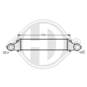 Ladeluftkühler DCA1027 von DIEDERICHS günstig für 187,80 € online kaufen