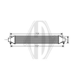 Köp Intercooler av DIEDERICHS DCA1034 till det låga priset 1282,73 kr