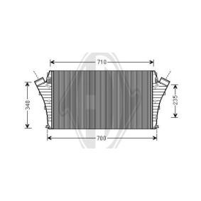 Ladeluftkühler DCA1048 für VAUXHALL