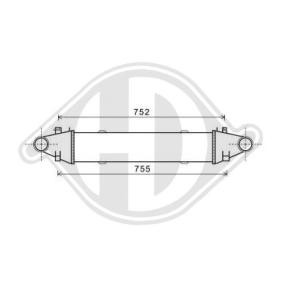 Ladeluftkühler DCA1071 von DIEDERICHS günstig für 146,33 € online kaufen