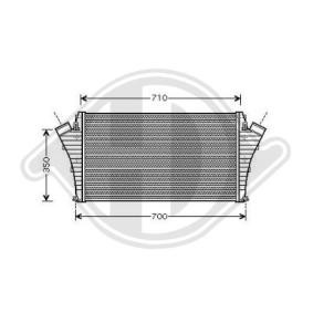 Ladeluftkühler DCA1073 für VAUXHALL