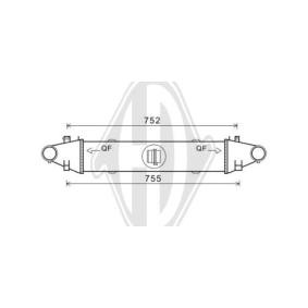Ladeluftkühler DCA1087 von DIEDERICHS günstig für 140,57 € online kaufen