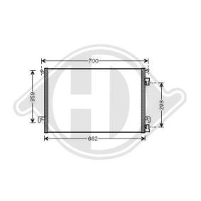 Klimakondensator DCC1298 für Vectra C CC (Z02) für 92,17 CHF