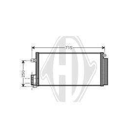 Klimakondensator DCC1624 für ALFA ROMEO